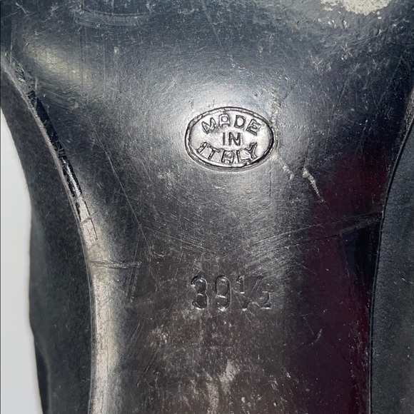 VINTAGE CHRISTIAN LACROIX PIRATE OVER THE KNEE BOOTS FTL-03-034 - Picture 7 of 12